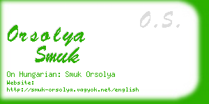 orsolya smuk business card